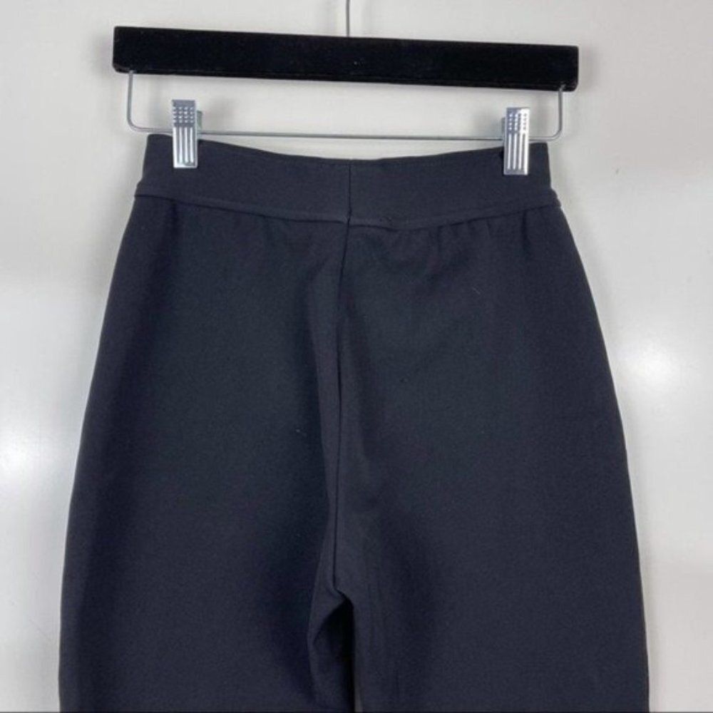 Vintage 80's Edelweiss High Waist Stirrup Ski Pants Black Women's Size 8 - Picture 4 of 9